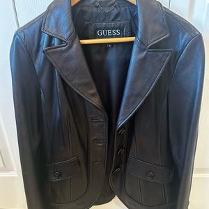 Guess Leather blazer Jacket